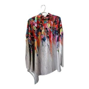 Colorful artistic blouse